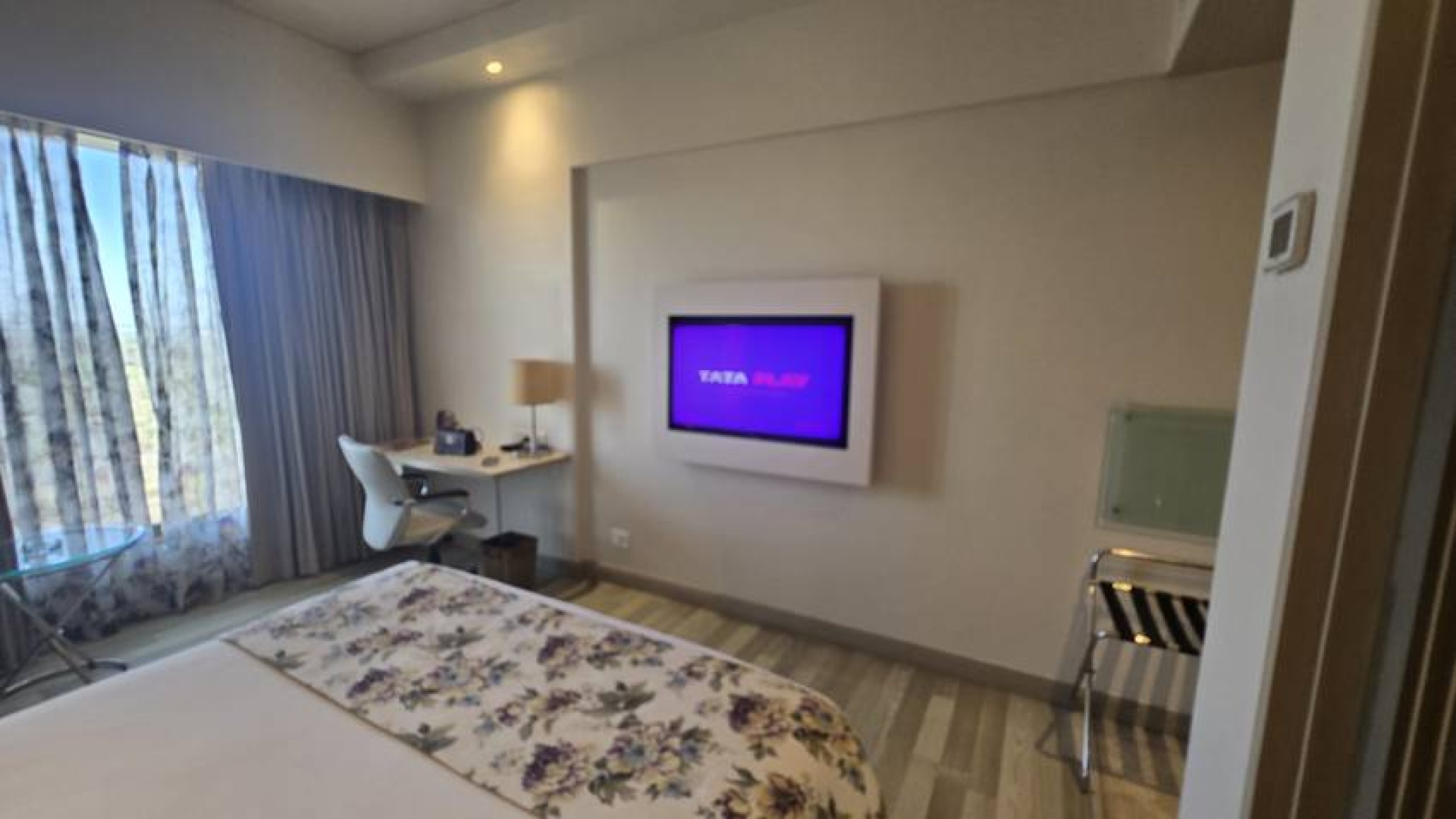 Custom Smart TV Enclosure, Executive Study Desk & Luggage Rack